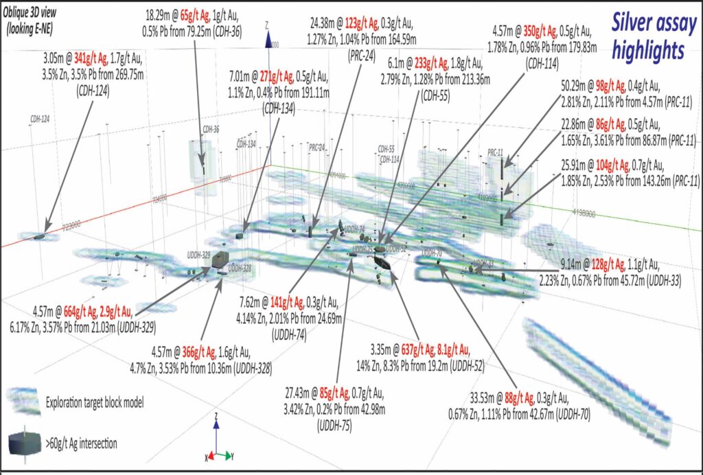 Prince Drill Results Silver Assay Highlights